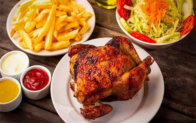 1 POLLO A LA BRASA  S/73.00